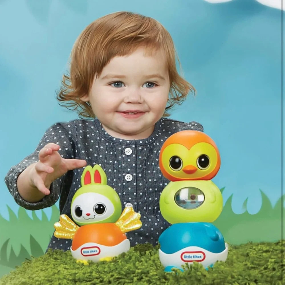 Little Tikes Colorful Animal Stacker Toy Trio